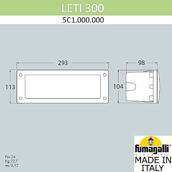 Подсветка для ступеней Leti 5C1.000.000.AYF1R