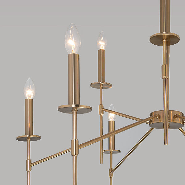 Люстра на штанге Anders 60142/9 латунь Smart