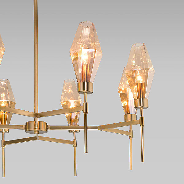 Люстра на штанге Prism 60143/8 латунь