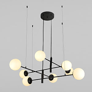 Подвесная люстра Planet 70146/8 черный Smart