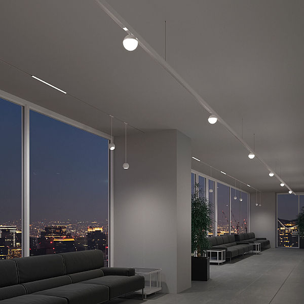 Трековый светильник Slim Magnetic Slim Magnetic Трековый светильник 12W 4200K Lars (белый) 85033/01