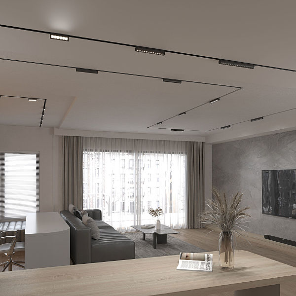 Трековый светильник Slim Magnetic Slim Magnetic Трековый светильник 6W 4200K Alter (чёрный) 85048/01