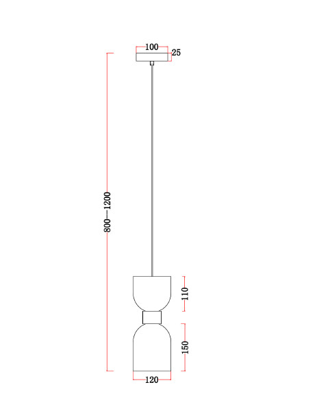 Светильник подвесной Savia FR5203PL-01BS