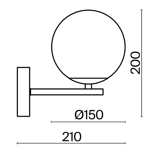 Настенное бра Marble FR5230WL-01BS