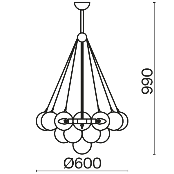 Подвесная люстра Fiesta FR5231PL-06CH