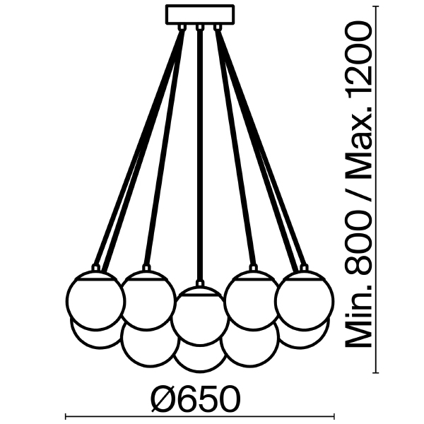Подвесная люстра Fiesta FR5231PL-13CH