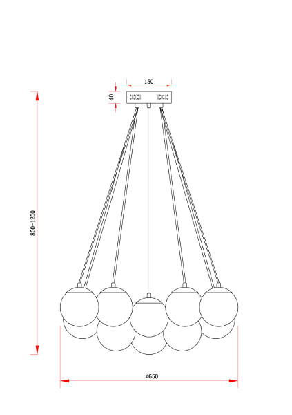 Подвесная люстра Fiesta FR5231PL-19CH