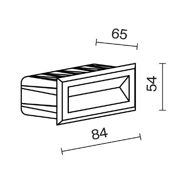 Подсветка для ступеней Bosca O045SL-L3B3K