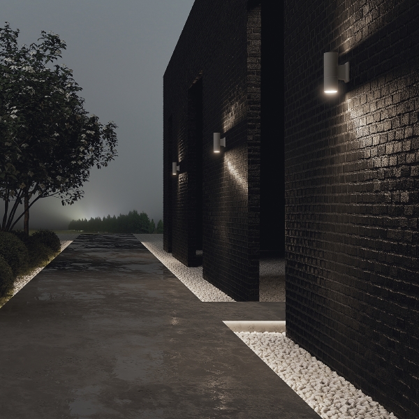 Уличный настенный светильник Bowery O574WL-02GR