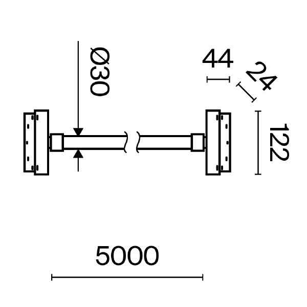 Трековый светильник Tau Exility TR101-2-100W3K-B