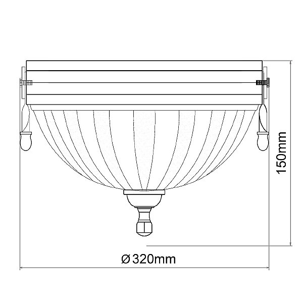 Светильник потолочный Афродита 317011202