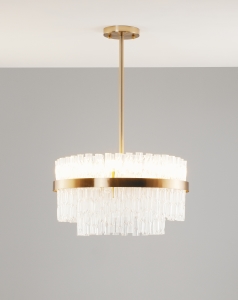 Люстра на штанге Crumbly V10260-PL