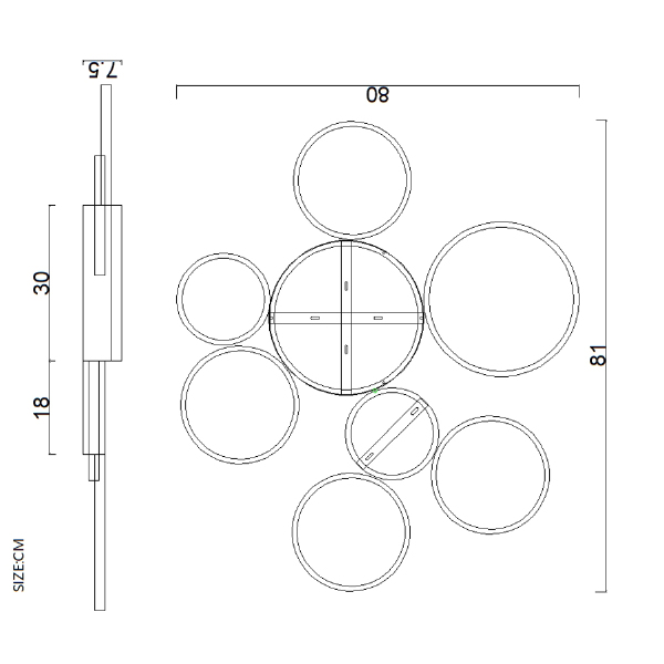 Потолочная люстра Twine01 204609-26