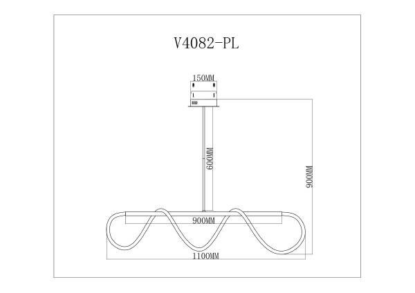 Потолочная люстра True V4082-PL