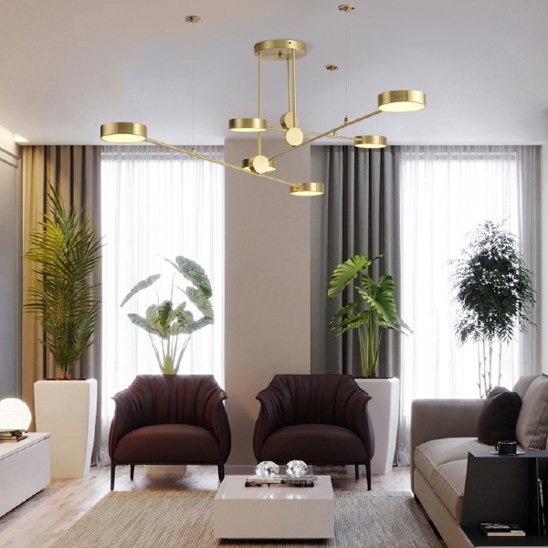 Потолочная люстра Technum-Led-Gold01 141063-26