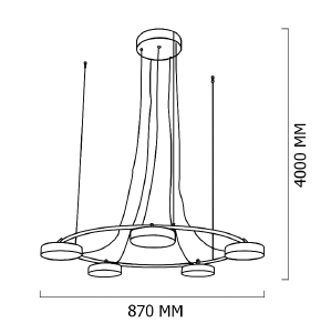 Подвесная люстра Cary01 151602-26