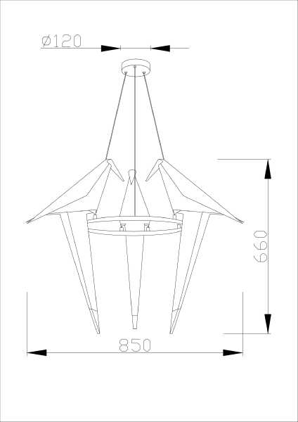 Подвесная люстра Birds V3071-3PL