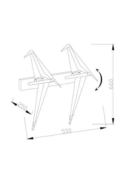 Настенное бра Birds V3076-2WL