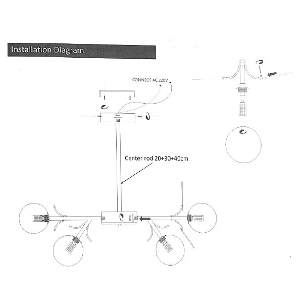 Люстра на штанге Matisse01 189765-26