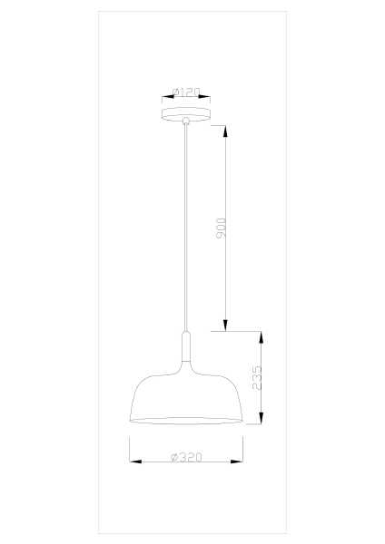 Светильник подвесной Augustina V1270-1P