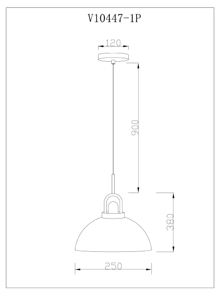 Светильник подвесной Ravenna V10447-1P