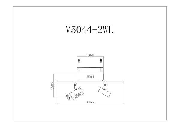 Настенный светильник Right V5044-2WL