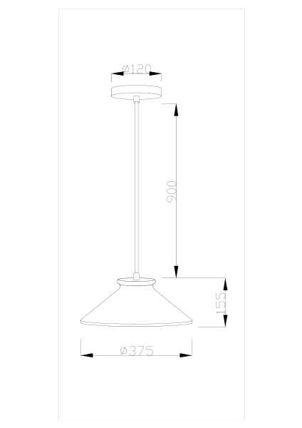 Светильник подвесной Brabbo V1431-1P