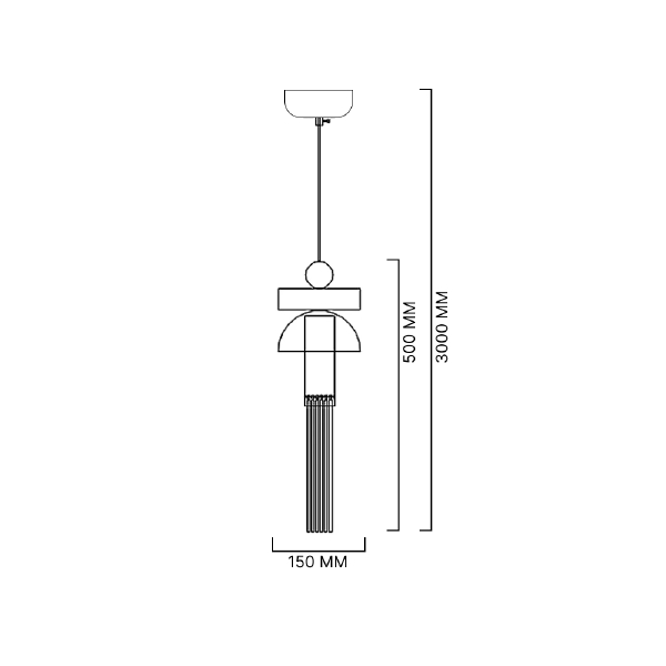 Светильник подвесной Pleiades01 181016-26