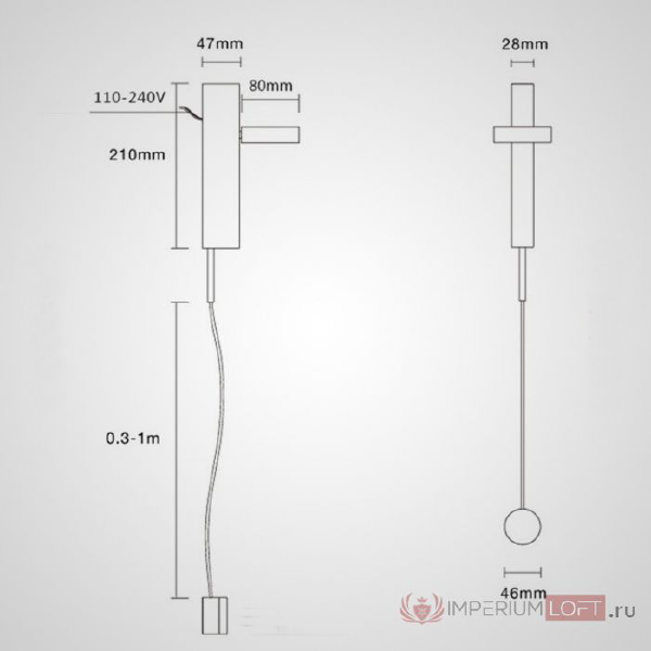 Настенное бра Denzil01 178017-26