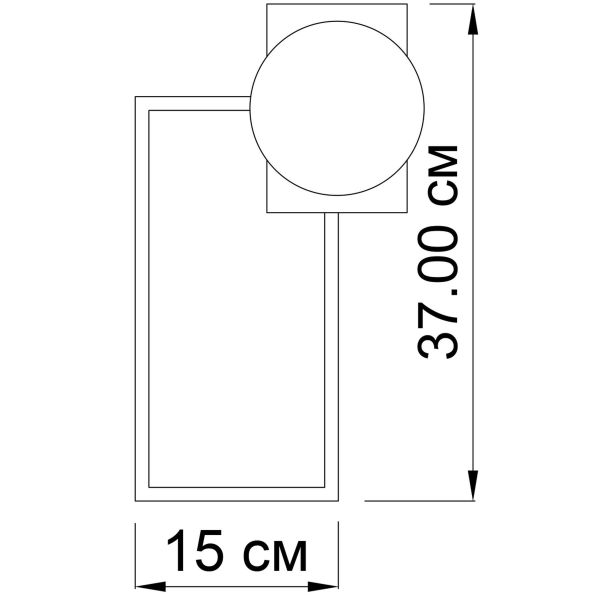 Настенное бра Sian01 167363-26