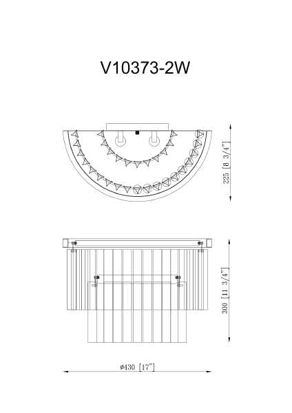 Настенное бра Moderli V10373-2W
