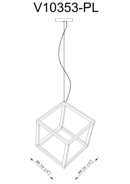 Светильник подвесной Grape V10353-PL