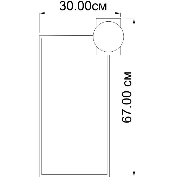 Настенное бра Sian01 168762-26
