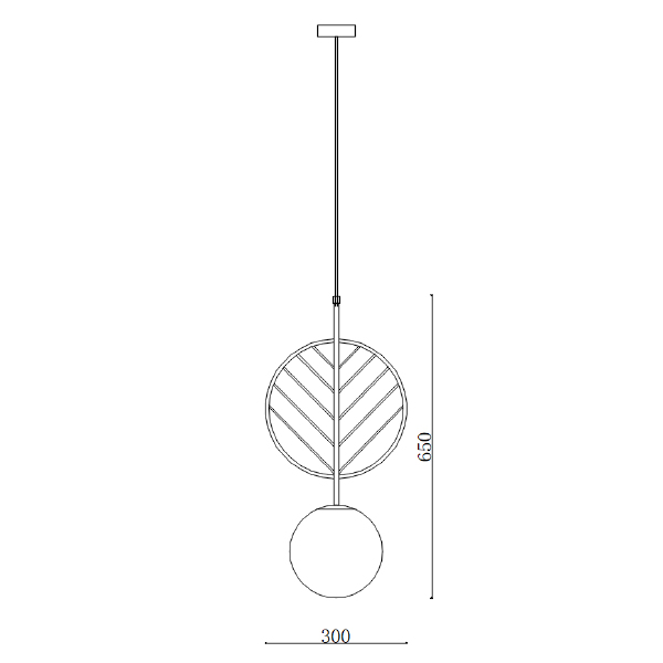 Светильник подвесной Leaf01 178146-26