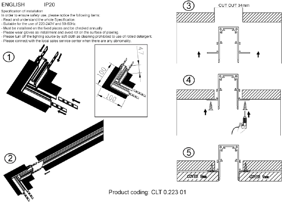 Коннекторы SPACE CLT 0.223 01 WH