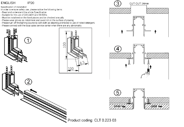 Коннекторы SPACE CLT 0.223 03 WH