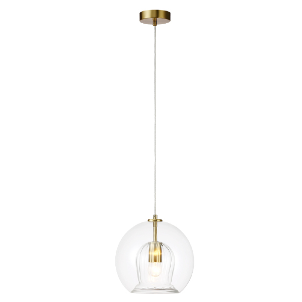Светильник подвесной Luisa LUISA SP1 BRASS/TRANSPARENT