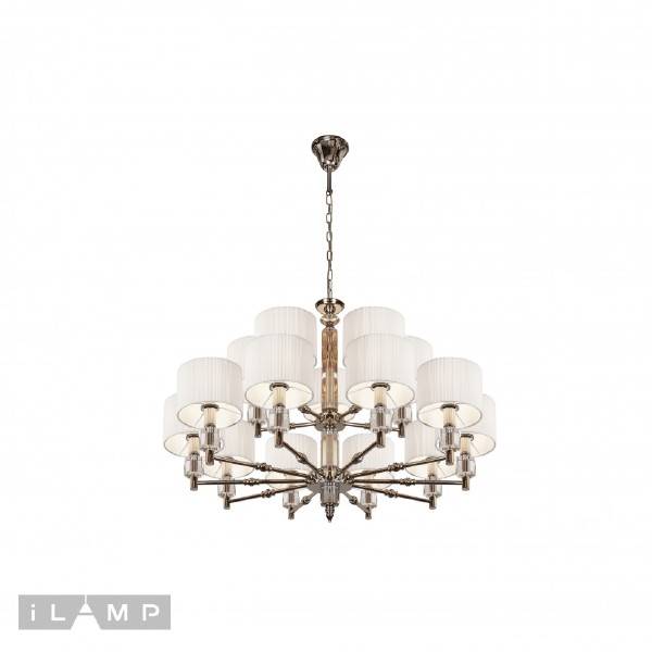 Подвесная люстра Alexa P2404-10+5 Nickel