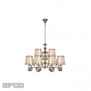 Подвесная люстра Brooklyn P2401-8+4 Nickel