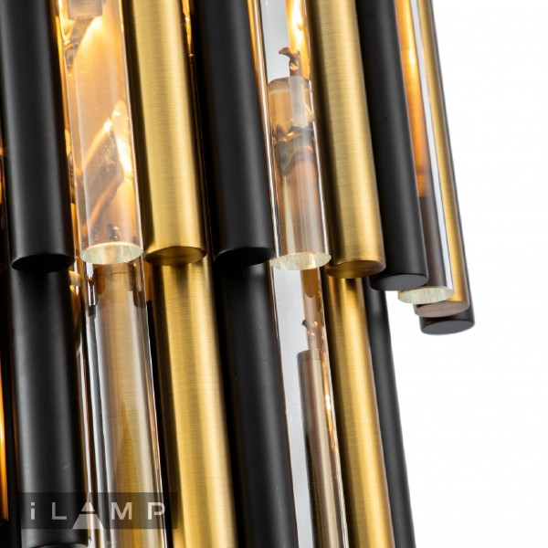 Настенное бра Tribeca 097B-3 MBR+BK