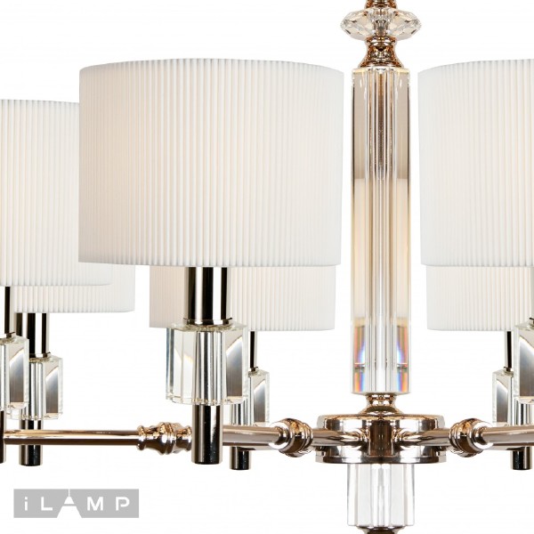 Подвесная люстра Alexa P2404-8 Nickel