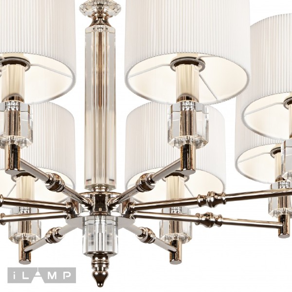 Подвесная люстра Alexa P2404-8 Nickel