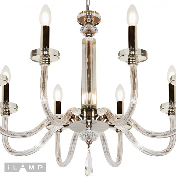 Подвесная люстра Vibe P9474-8 Nickel