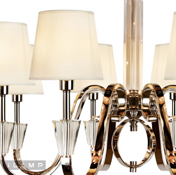 Подвесная люстра Alesti P2424-8 Nickel