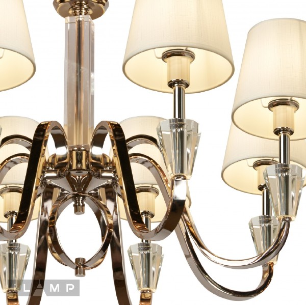 Подвесная люстра Alesti P2424-8 Nickel