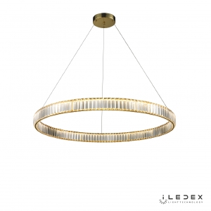 Подвесная люстра Woodstock 10920P/1-38W-3000K-D1000 GL-CL