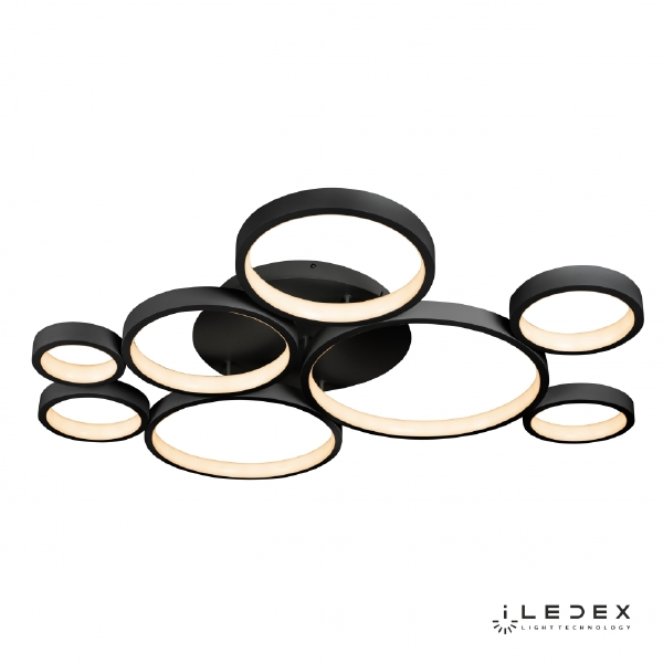 Потолочная люстра Ring Star 9004-8L-X BK