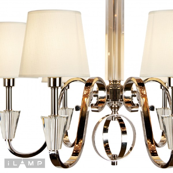 Подвесная люстра Alesti P2424-6 Nickel