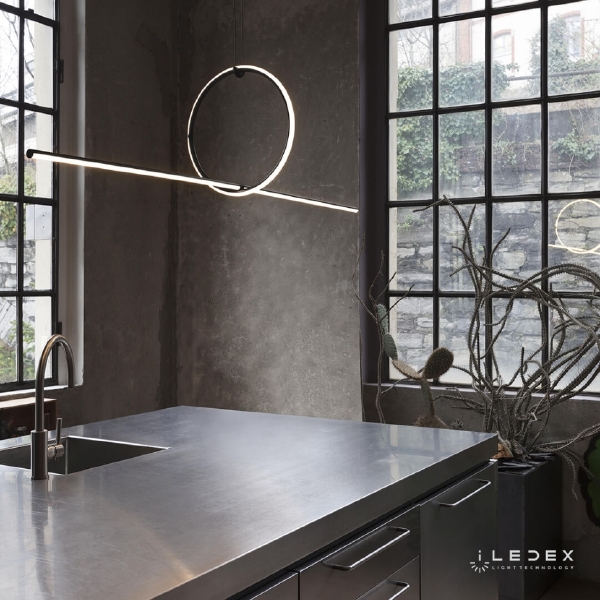 Светильник подвесной Zoom 10339P/A2-35W-3000K BK-WH