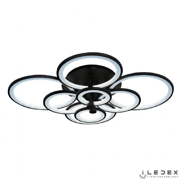Потолочная люстра Ring A001/8 BK
